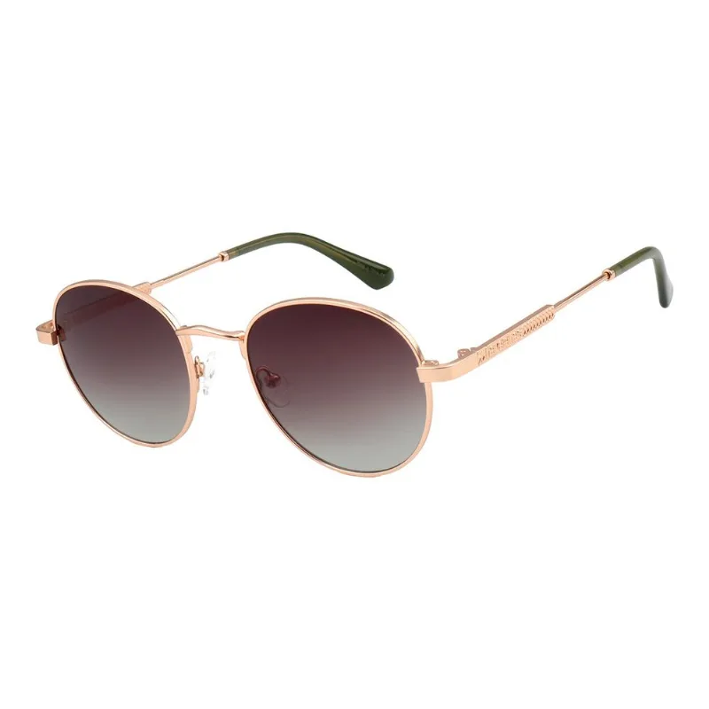 Óculos de Sol Feminino Havaianas Redondo Casual Dourado OC.MT.4439.1521