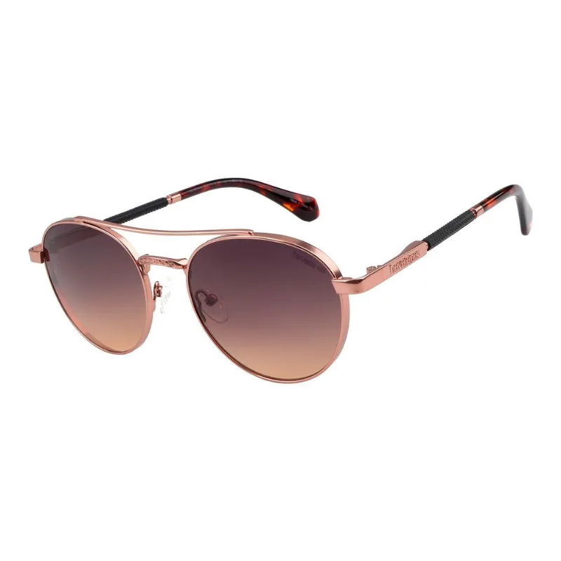 Óculos de Sol Feminino Havaianas Redondo Degradê Marrom OC.MT.4440.2002