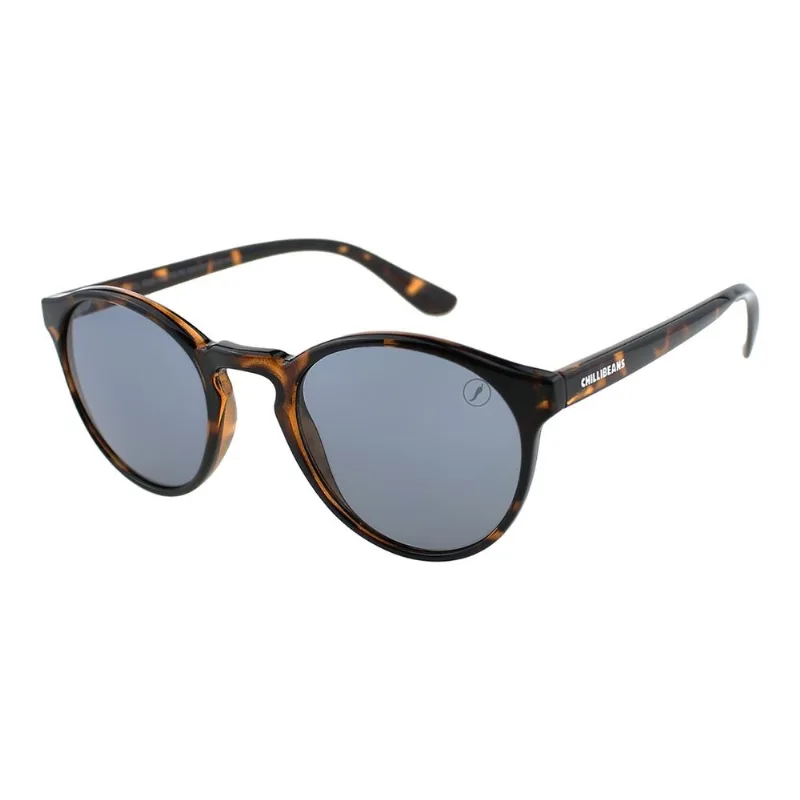 Óculos de Sol Masculino Chilli Beans Redondo Azul Tartaruga OC.CL.5639.0806