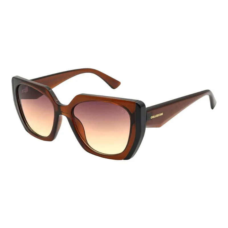 Óculos de Sol Feminino Chilli Beans Quadrado Degradê Marrom OC.CL.5670.5702 M