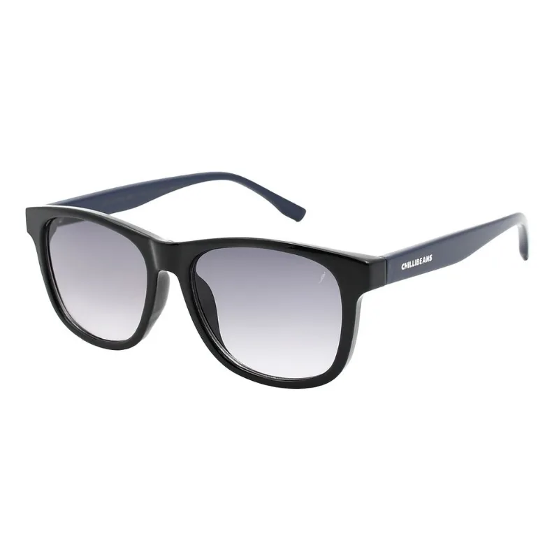 Óculos de Sol Unissex Infantil Chilli Beans Quadrado Degradê Preto OC.KD.0949.2001