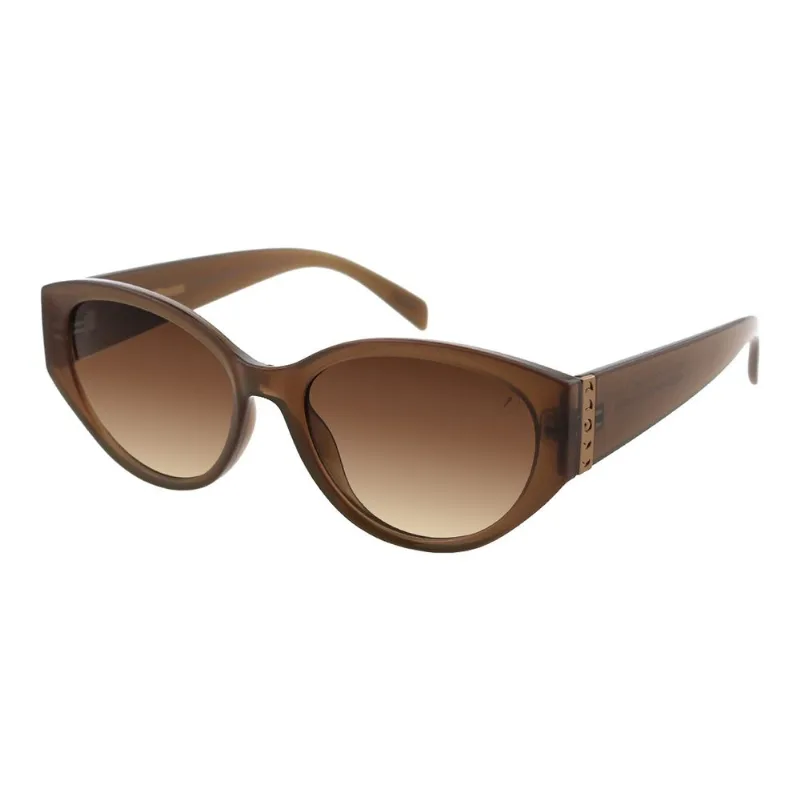 Óculos de Sol Feminino Nasa Cat Degradê Bege OC.CL.5720.5723 M