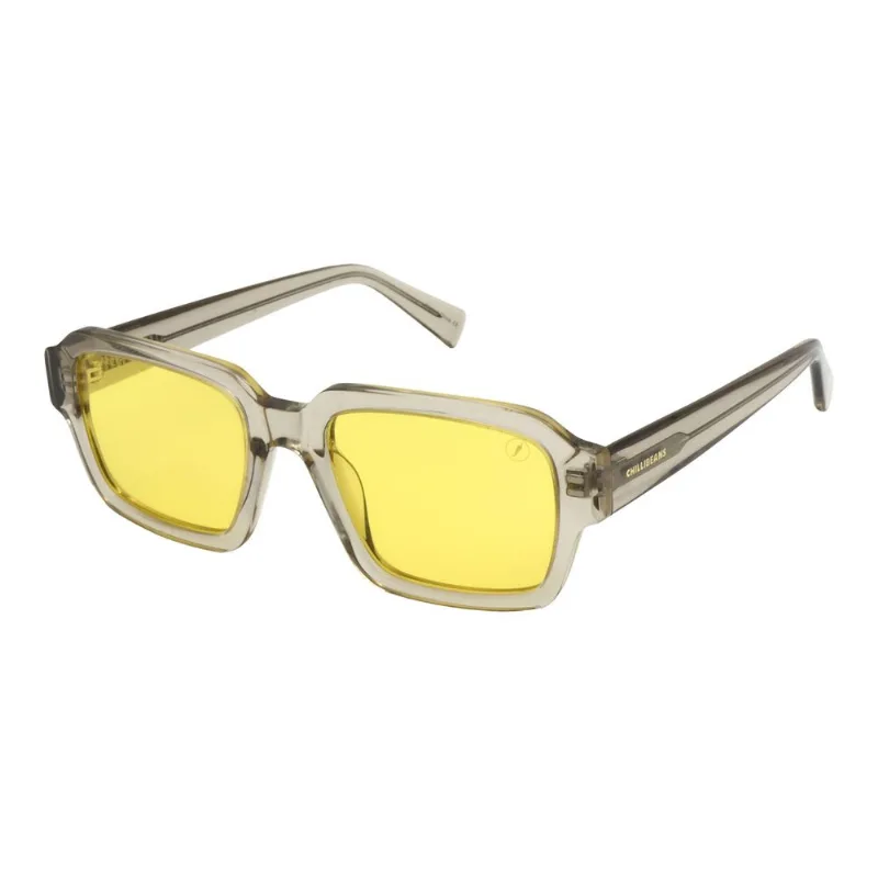 Óculos de Sol Feminino Chilli Beans Trend Quadrado Polarizado Amarelo OC.CL.5729.0904 M