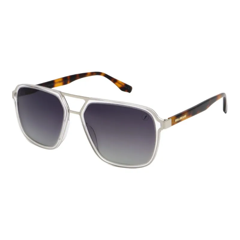 Óculos de Sol Feminino Chilli Beans Trend Quadrado Polarizado Degradê Prata OC.CL.5731.2007 M