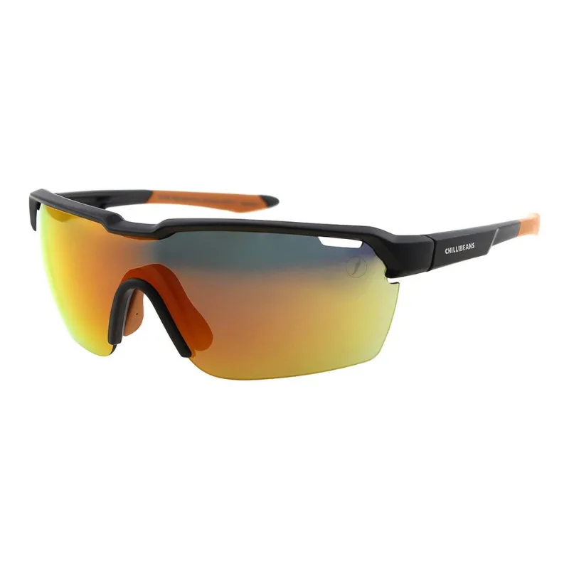 Óculos de Sol Masculino Chilli Beans Esporte Espelhado Cinza OC.ES.1629.0402