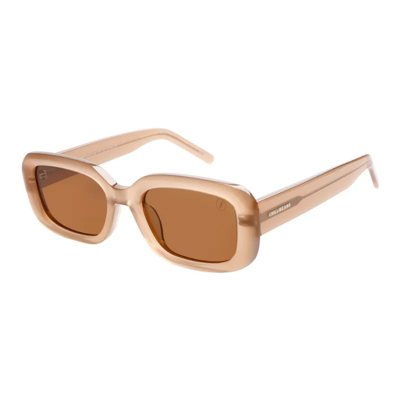 Óculos de Sol Feminino Chilli Beans Trend Quadrado Polarizado Marrom OC.CL.5891.0202 M