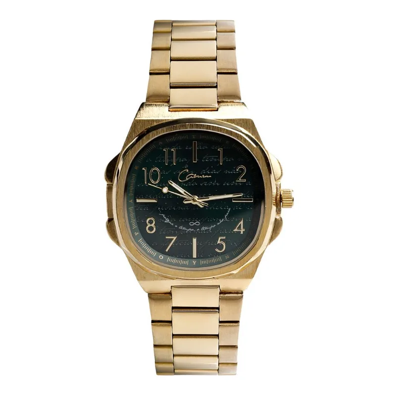 Relógio Analógico Masculino Rock Fellas Cazuza Dourado RE.MT.1907.2121