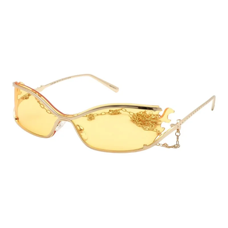 Óculos de Sol Unissex Rock in Rio Quadrado Amarelo OC.MT.4694.0921