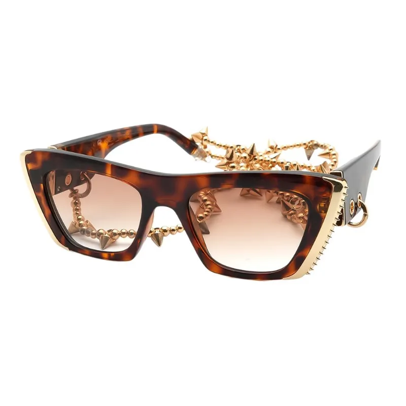 Óculos de Sol Feminino Rock in Rio Quadrado Caramelo OC.CL.6007.0302