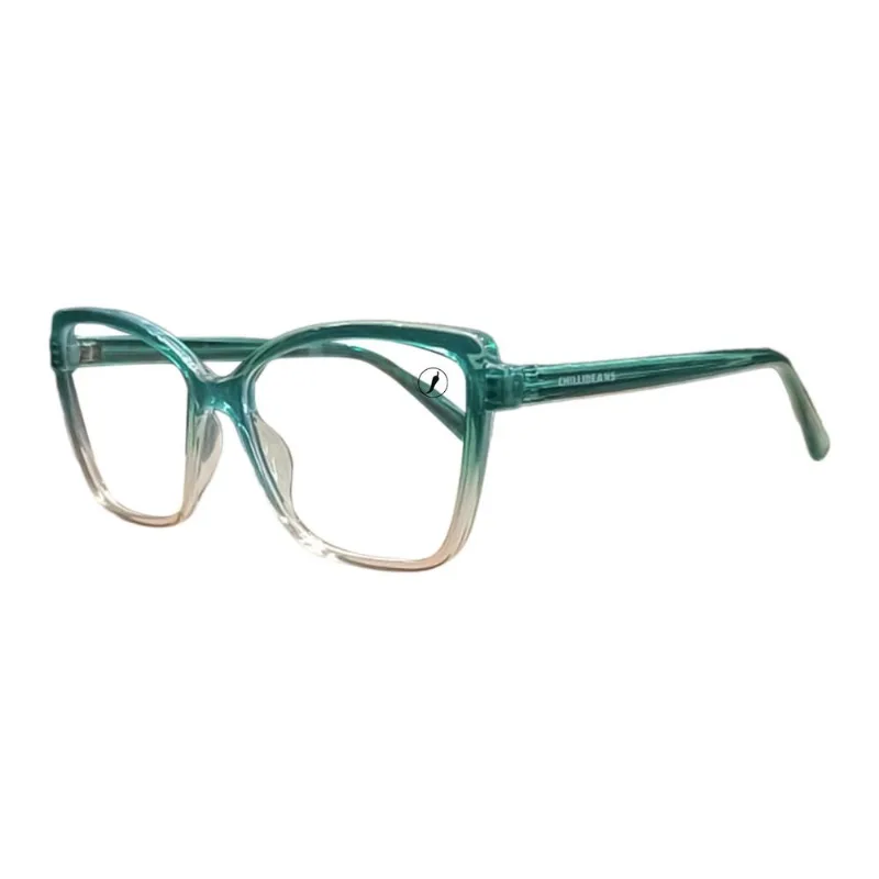Armação Para Óculos de Grau Feminino Chilli Beans Quadrado Verde LV.IJ..0517.1515