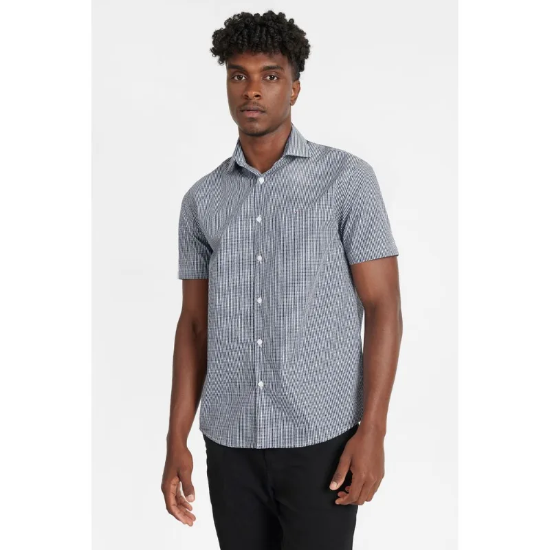 Camisa Regular Tricoline Marinho - P