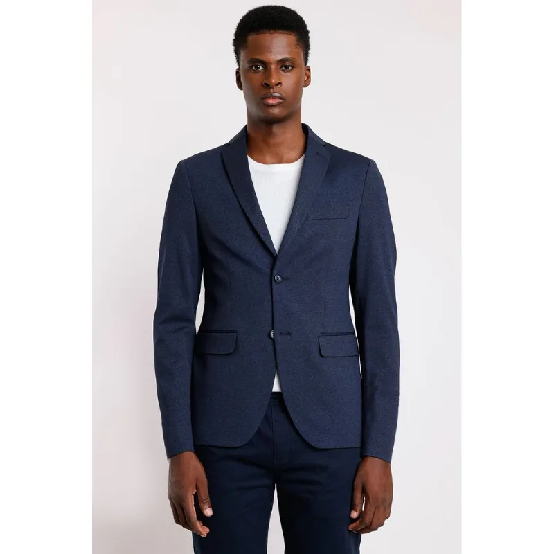 Paletó Malha Super Slim Marinho Marinho - 56