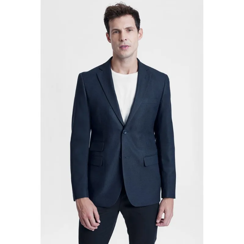 Paletó Liso Super Slim Marinho - 52M