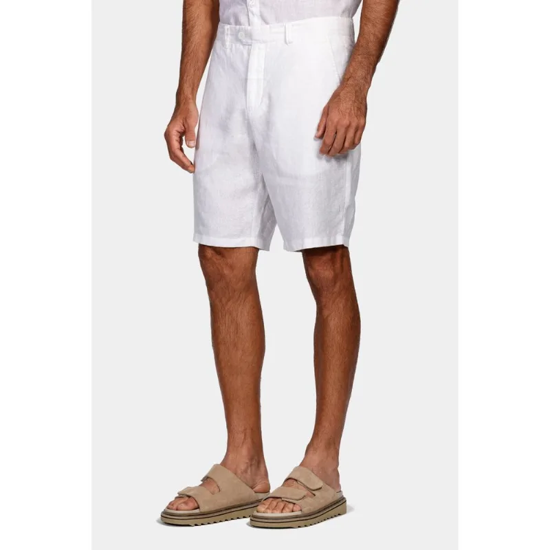 Bermuda Alfaiataria Linho Off White - 38