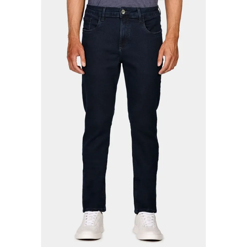 Calça Jeans Slim Básica Blue Azul - 40