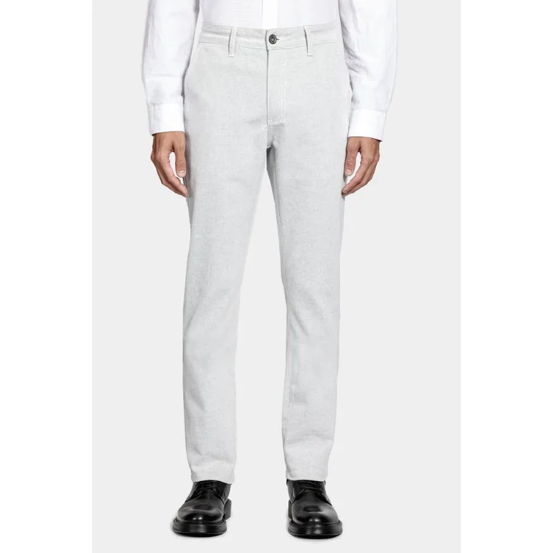 Calça Chino Bolso Faca Moline Branco - 38