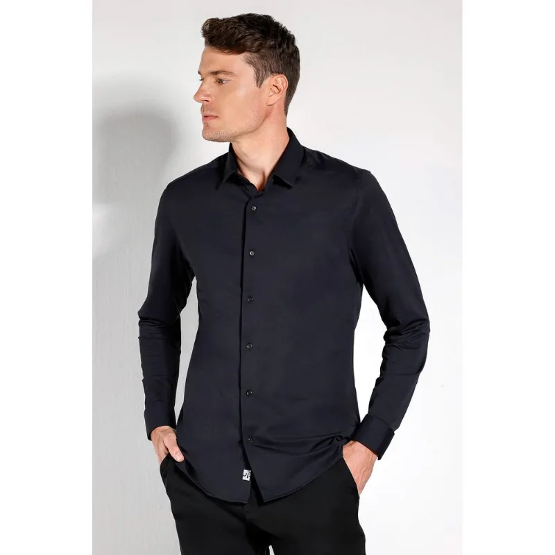 Camisa Manga Longa Classic Everyday Preto - GG
