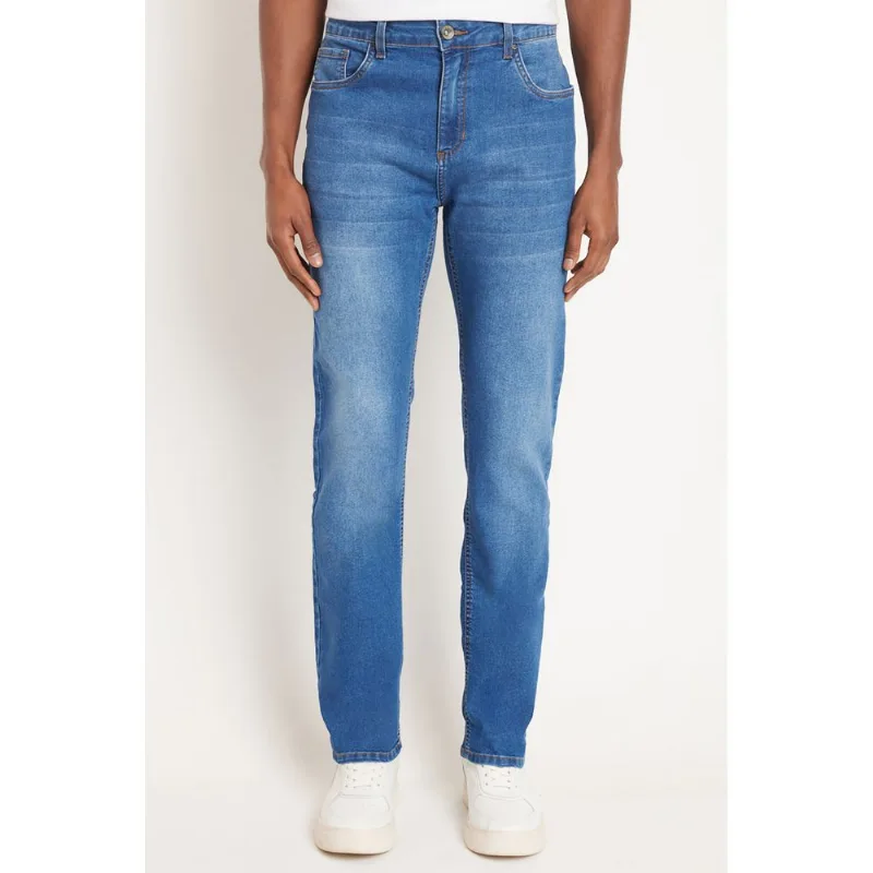 Calça Jeans Regular Blue Azul - 44