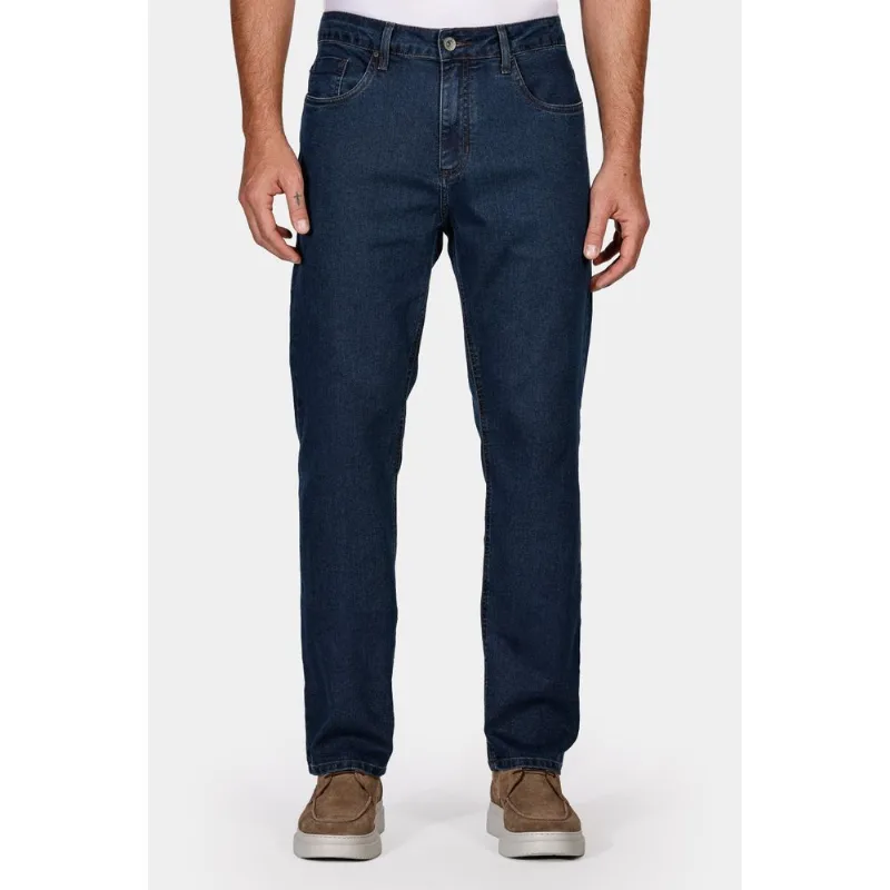 Calça Jeans Modelo Regular Azul - 54