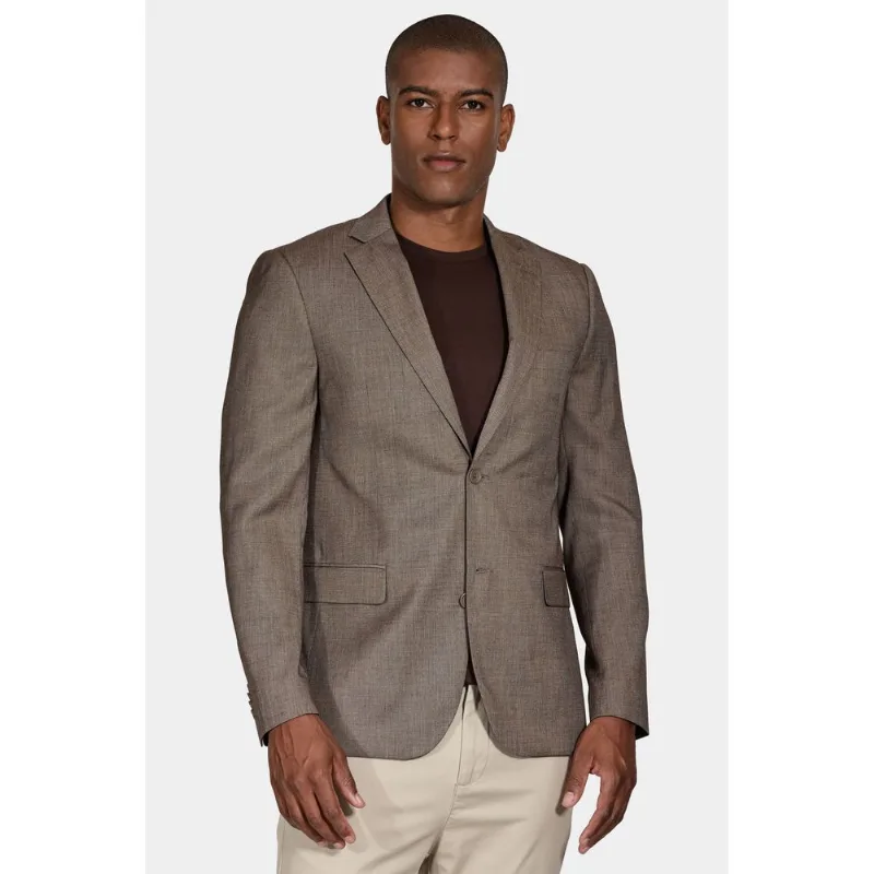 Paletó Texturizado Super Slim Castor - 48