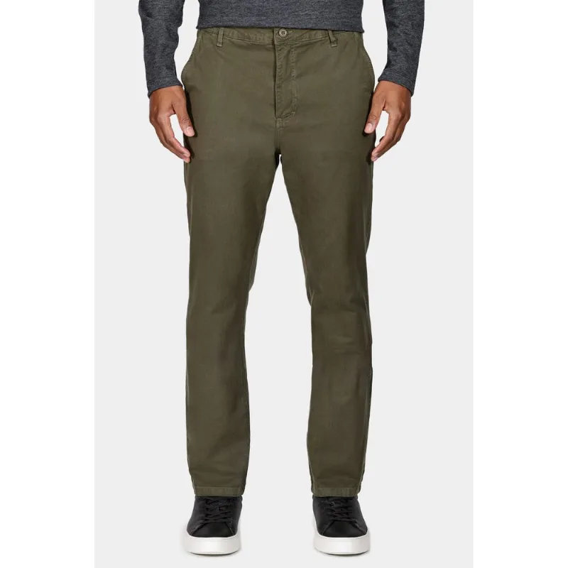 Calça Chino Básica Verde Militar - 50