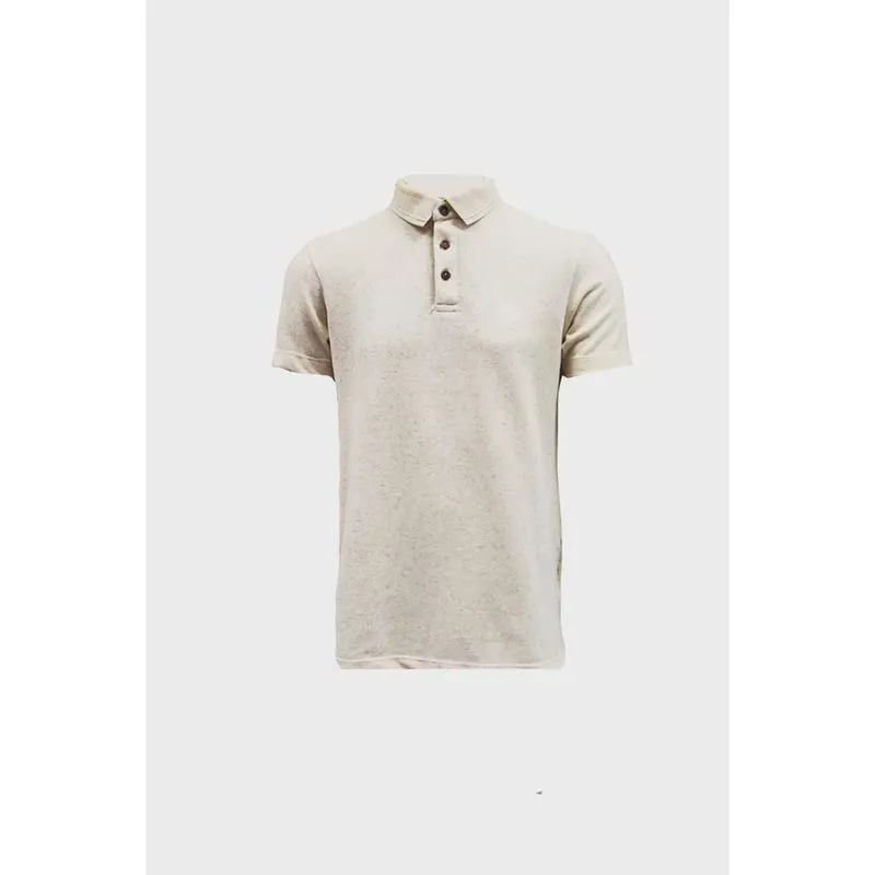 Polo Aramis Piquet Com Linho Off-White