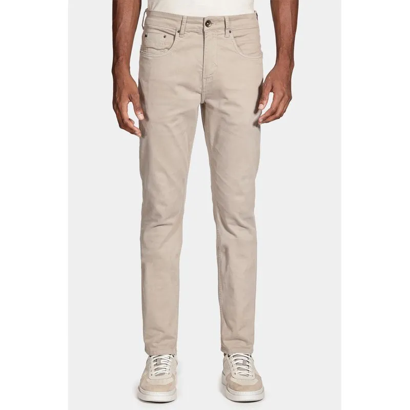 Calça Slim Moletom Color Cáqui - 44