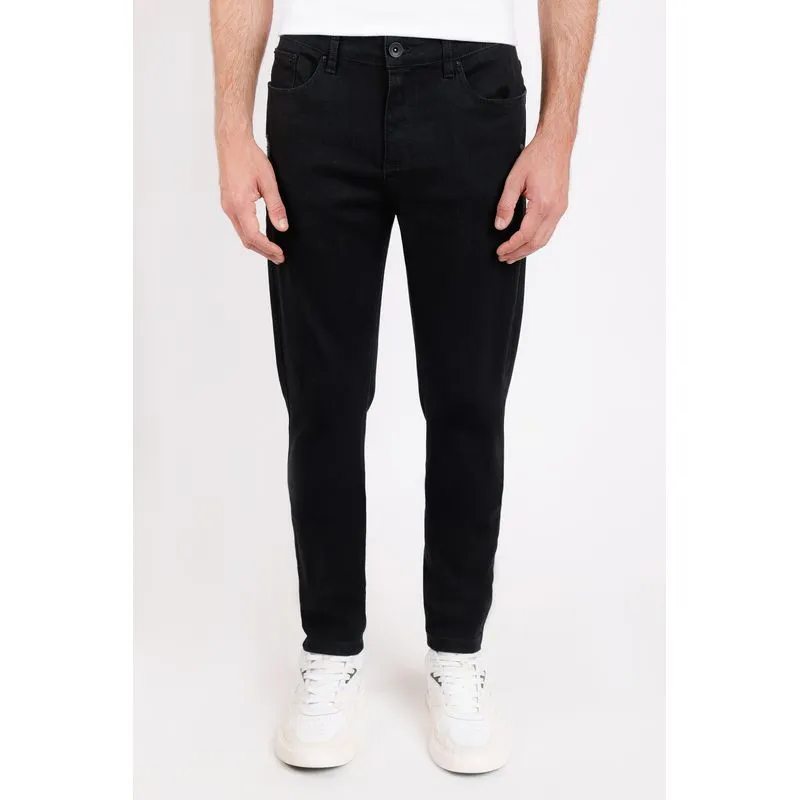 Calça Jeans Skinny Black Wash Preto - 44