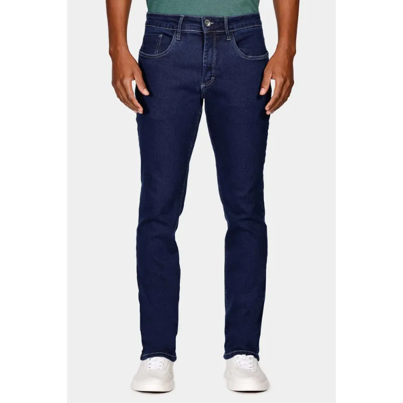 Calça Jeans Slim Azul - 46