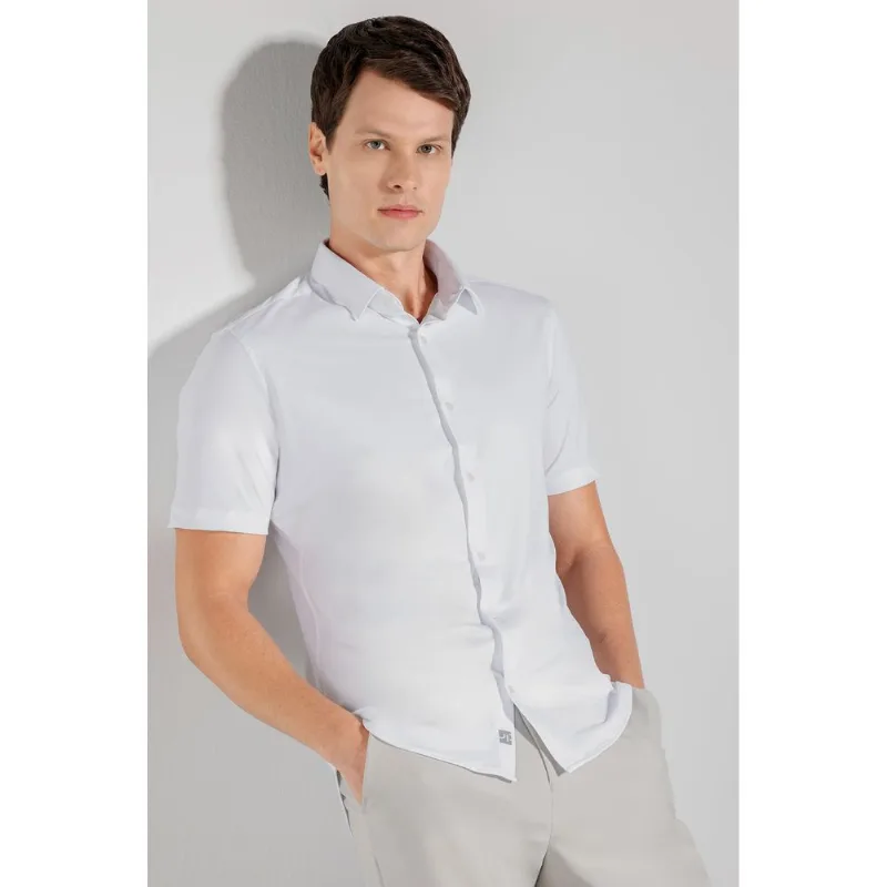 Camisa Manga Curta Classic Everyday Branco - GG
