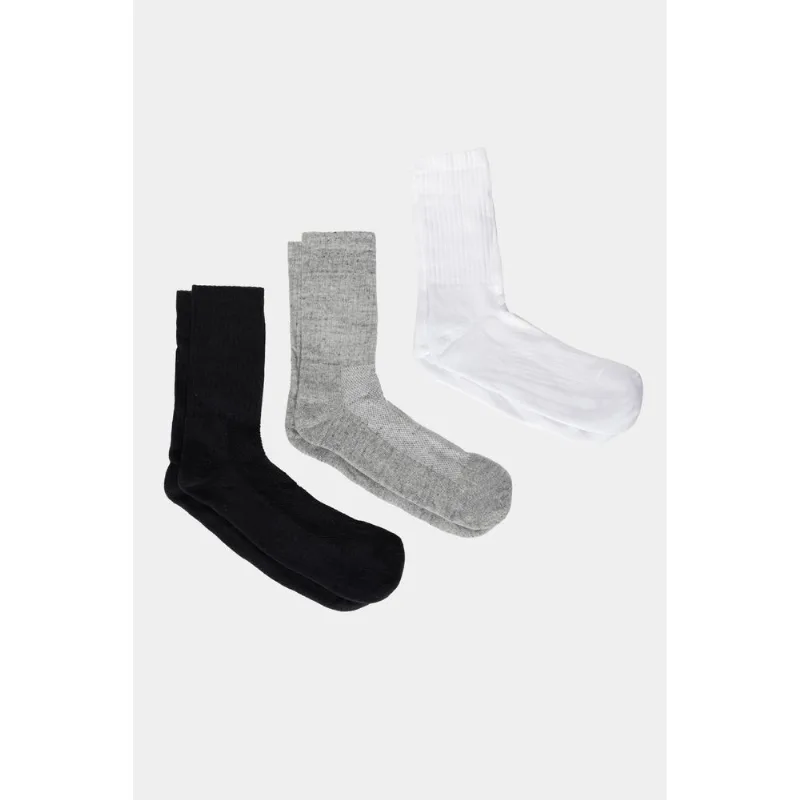 Kit Meia Básica Cano Médio Diversas - 39A43