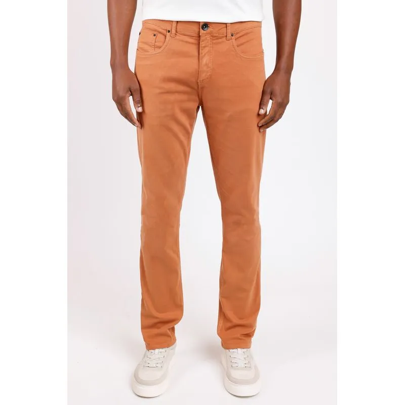Calça Slim Moletom Color Telha - 44