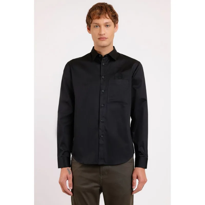 Camisa Manga Longa Regular Collab Alexandre Herchcovitch Preto - XGG