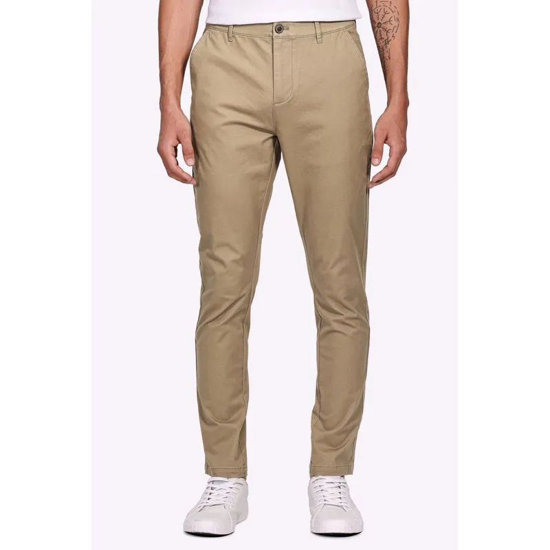 Calça Chino Skinny Clássica Sarja Cáqui - 44