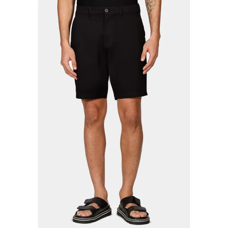 Bermuda Chino Casual em Sarja Preto - 50