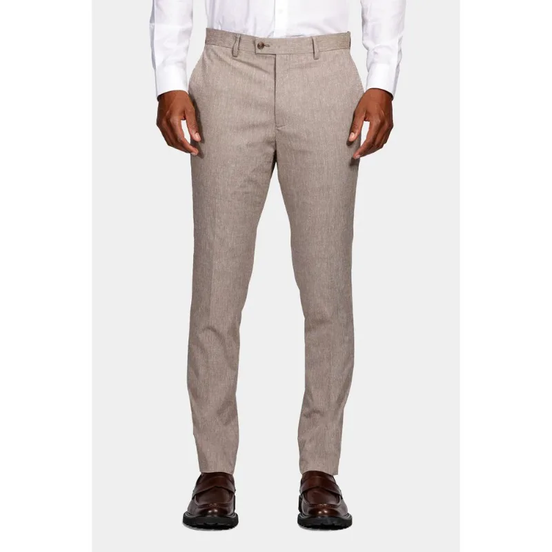 Calça Alfaiataria Super Slim Cáqui - 44