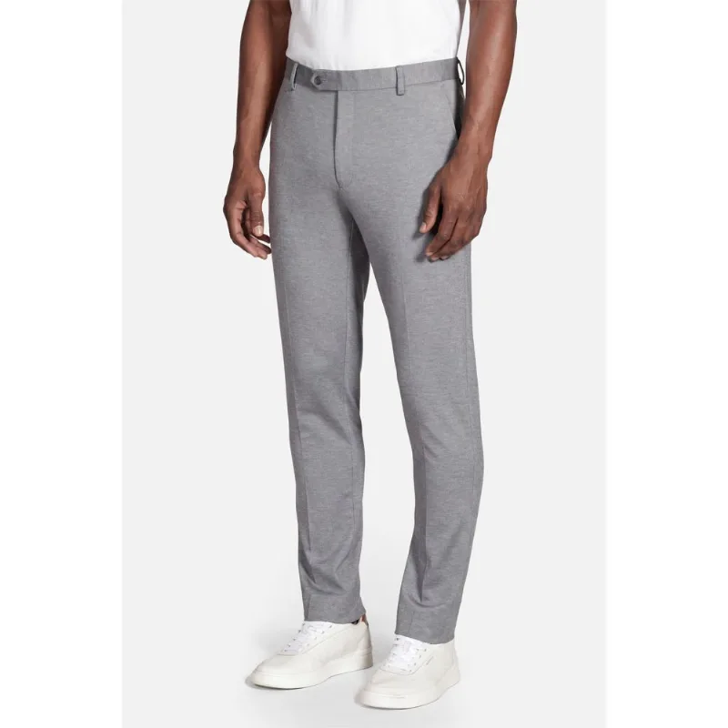 Calça Alfaiataria Malha Mescla Slim Cinza Mescla - 48