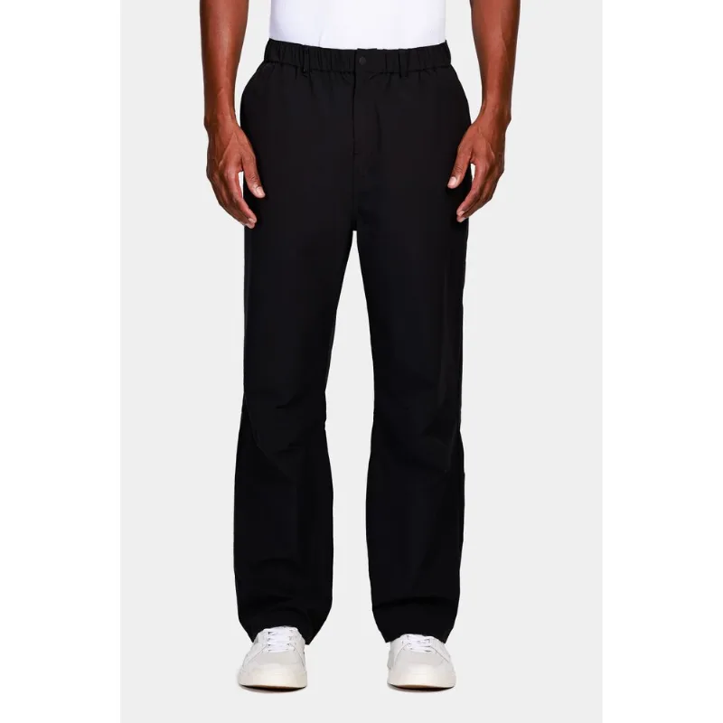 Calça Ampla Tecnológica Off Black Preto - G