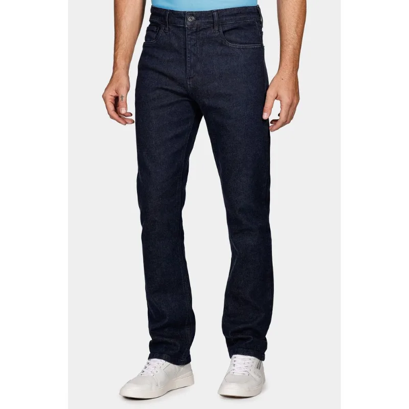 Calça Jeans Regular Original Blue Azul Escuro - 46