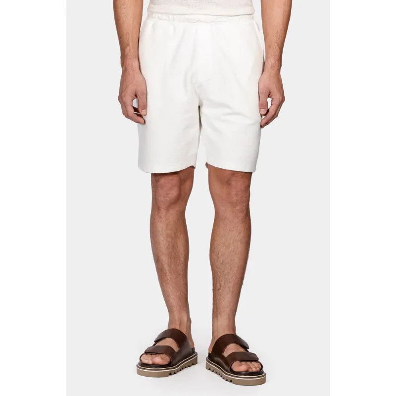Bermuda Moletom 3 Cabos Natural - M