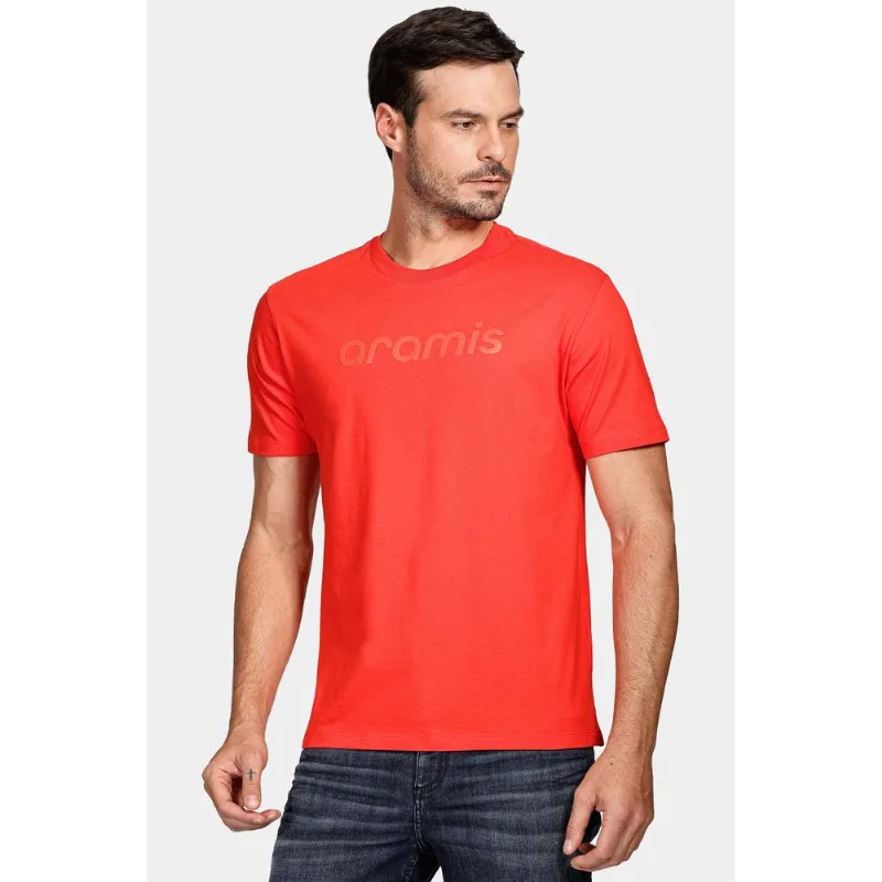 Camiseta Manga Curta Aramis Bright Colors Vermelho Cereja - XGG