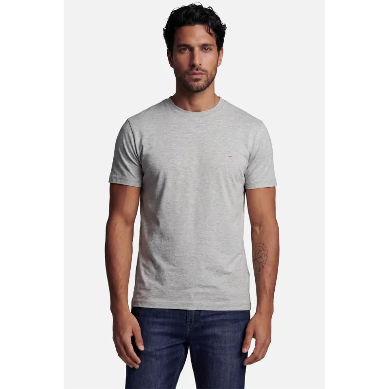 Camiseta Manga Curta Básica Banana Mescla - G