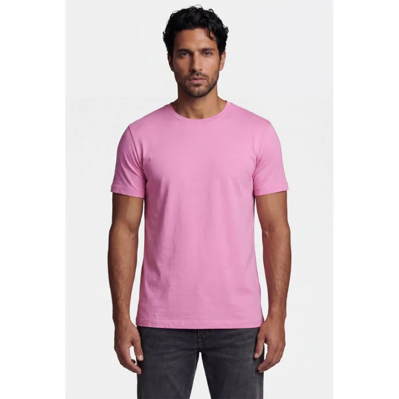 Camiseta Manga Curta Básica Rosa Hibisco - XGG