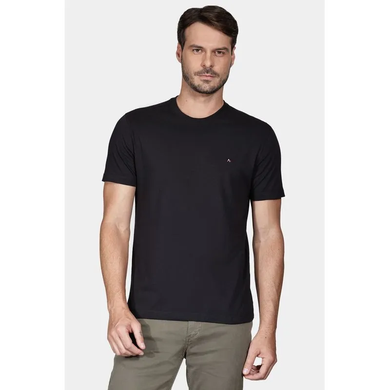 Camiseta Básica Manga Curta Preto - XGG