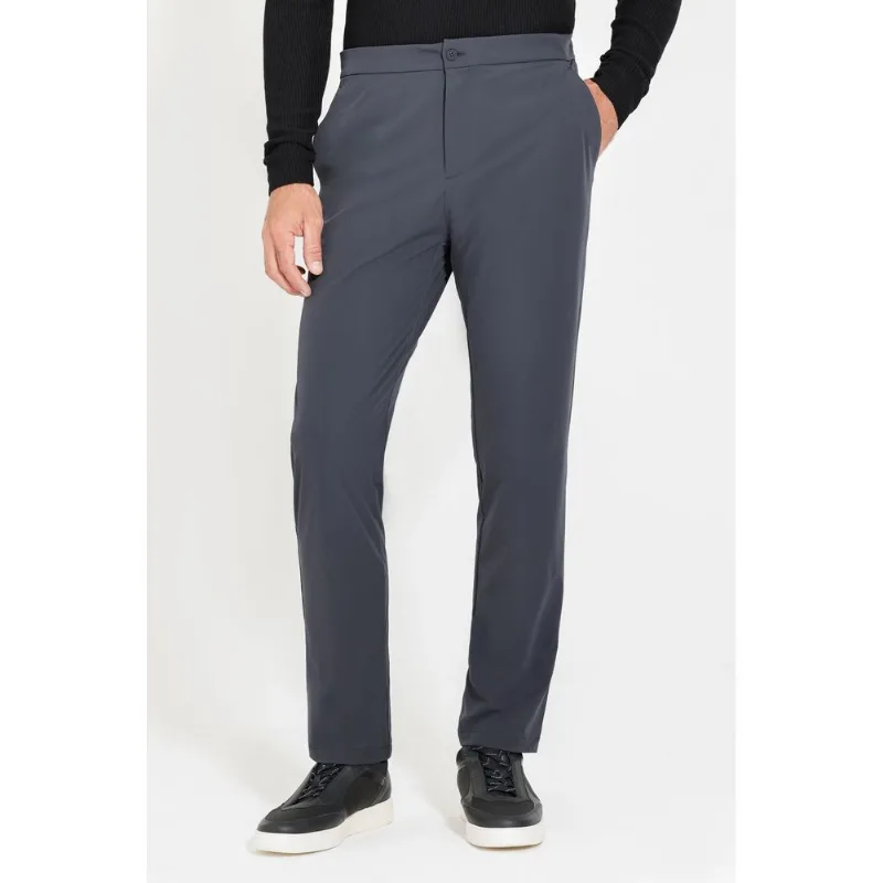 Calça Alfaiataria Tech Jacquard Marinho - 44