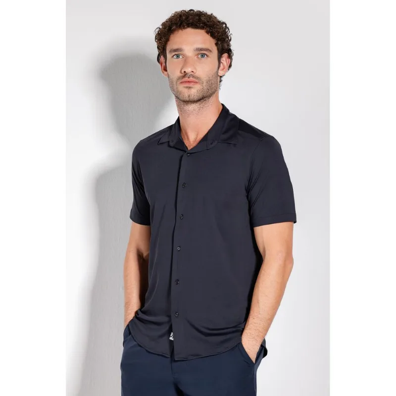 Camisa Manga Curta Confort Defense Com Proteção Uv Preto - P