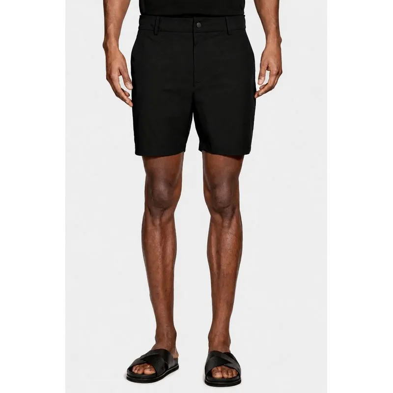 Shorts Tecnológico Com Fivela Preto - 48