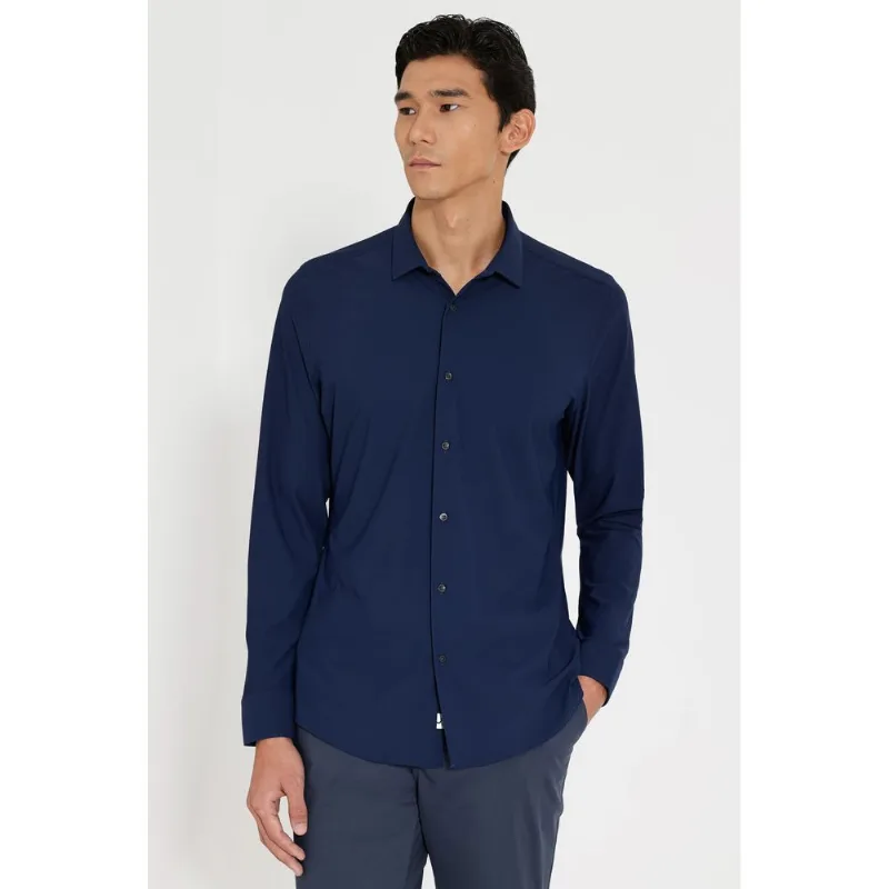 Camisa Manga Longa Urban Fresh Marinho - G
