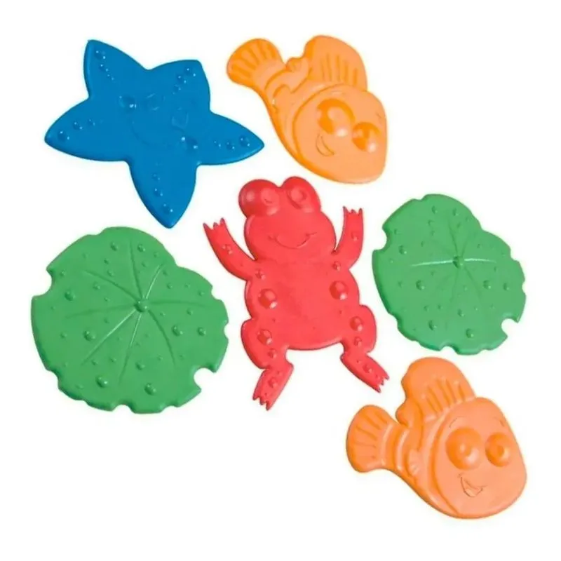 Mini Tapetes Antiderrapante Piso Box Infantil Banho Kuka Cor