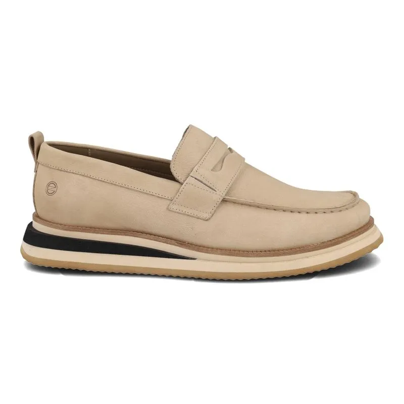 Mocassim Constantino Couro Masculino Branco Off 44